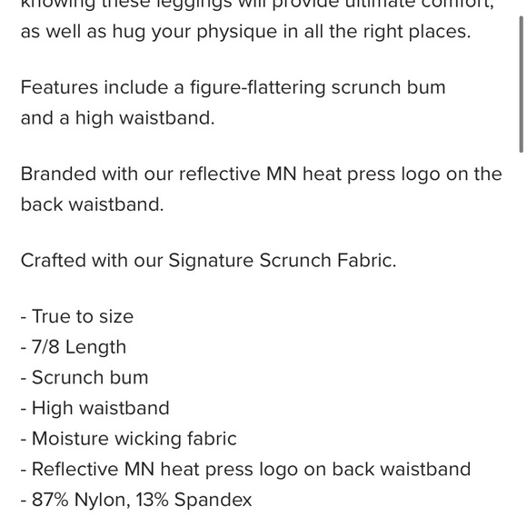 Muscle nation scrunch bum leggings - Picture 3 of 6